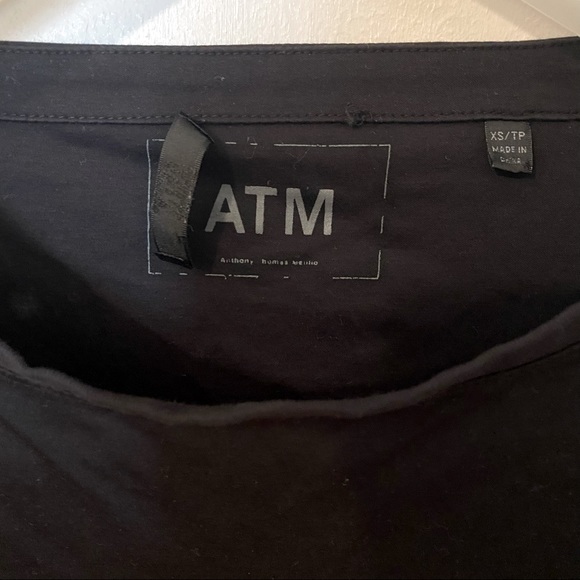 ATM Anthony Thomas Melillo Bateau Neckline Mini Dress - Picture 3 of 6